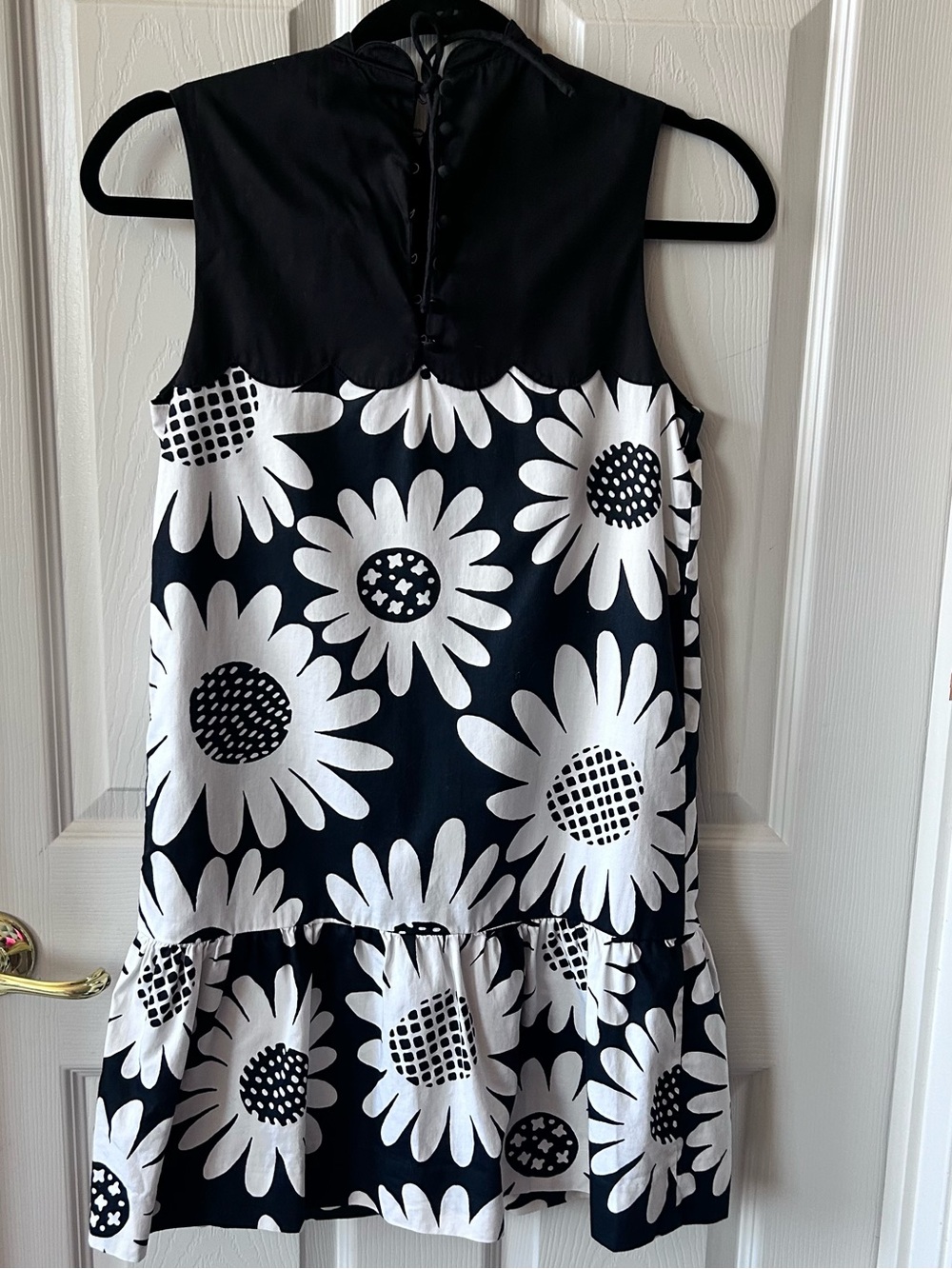 Victoria Beckham for Target Black White Floral Dress XS Feminine